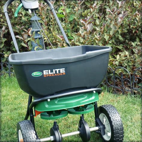 scotts elite spreader ryan knorr lawn care