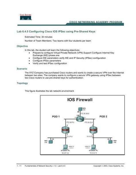 Lab Configuring Cisco Ios Ipsec Using Pre Shared Keys Hot Sex Picture