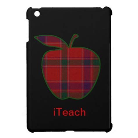 plaid apple teachers mini ipad case zazzlecom teacher apple ipad mini cases teacher