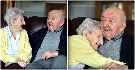 an 98 year old loving mom hears son is in a care home joins him to look