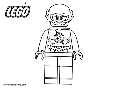 flash  lego superhero coloring pages  printable coloring pages