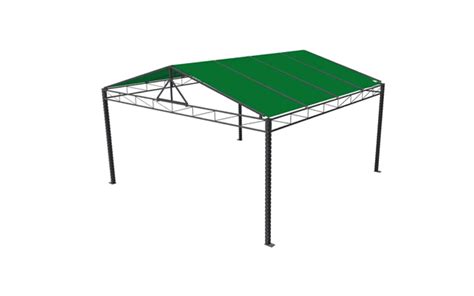 peaked shade structure  outfront portable solutions
