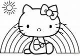 Kitty Coloring Pages Printable Getdrawings sketch template