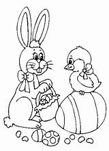 Coloring Easter Bunny Pages Chick Printable Little Bunnies Pot Flower Print Coloringhome Popular sketch template