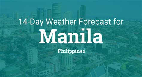 manila philippines  day weather forecast