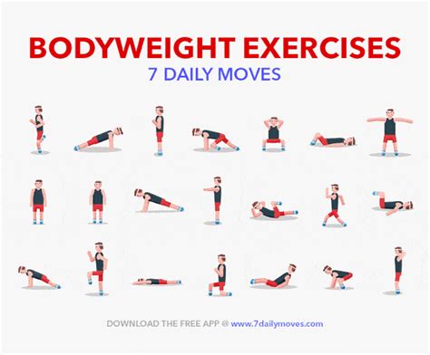 bodyweight exercises     meet   fitness goals