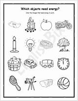 Worksheet Energy Need Objects Which Find Englishbix sketch template