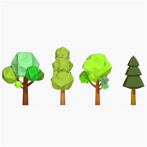 cartoon trees  model