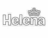 Helena Hellen sketch template