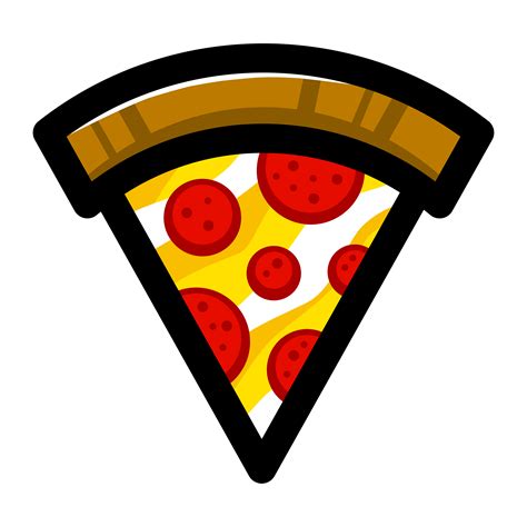 pizza slice vector icon  vector art  vecteezy