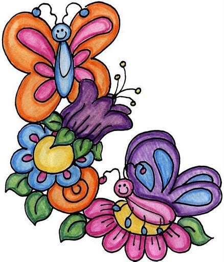 Flores Animadas Con Mariposas Imagui