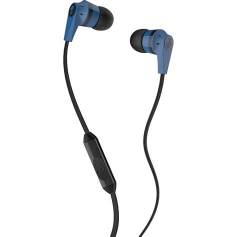 skullcandy inkd  earbud headphones blue  black sikdy