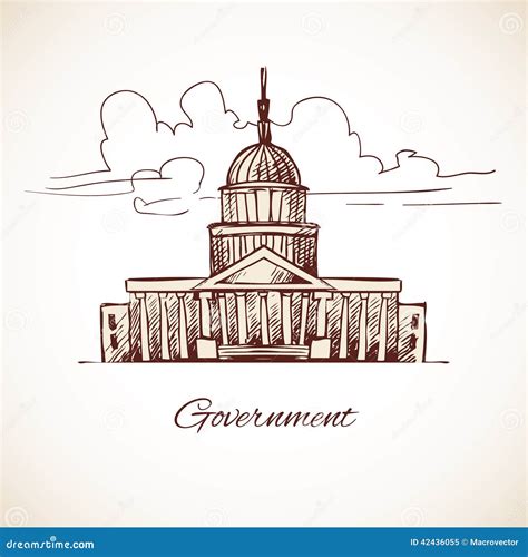 government building stock vector illustration  independence