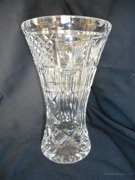 antiques atlas cut glass vase