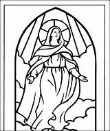 Mary Coloring Mother Virgin Pages Blessed Colouring Printable Getcolorings Getdrawings Color Bless Colorings sketch template