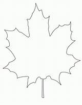 Leaf Maple Coloring Outline Printable Printables Fall Leaves Crafts Cliparts Clipart Arts Stencil Color Clip Drawing Autumn Colouring Popular Getcolorings sketch template