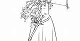 Merida Archery sketch template