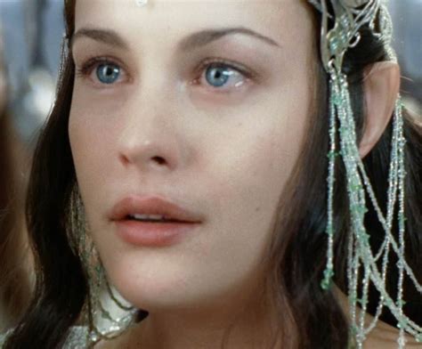 liv tyler as arwen undómiel ‘lord of the rings and ‘the hobbit imps