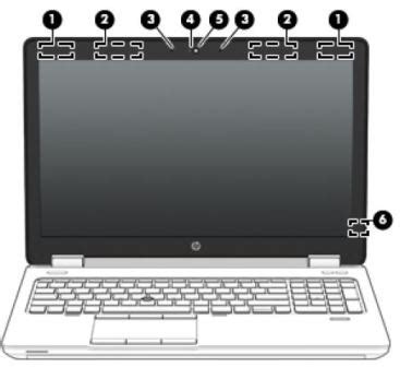 hp zbook  mobile workstation identifying components