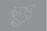 Syria Provinces sketch template