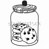Jar Cookie Clipart Drawing Lid Paintingvalley Explore Drawings Line Clipartmag Webstockreview sketch template