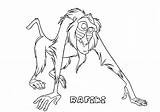 Lion King Rafiki Coloring Pages Pdf Resources Vizier Feel Grand sketch template