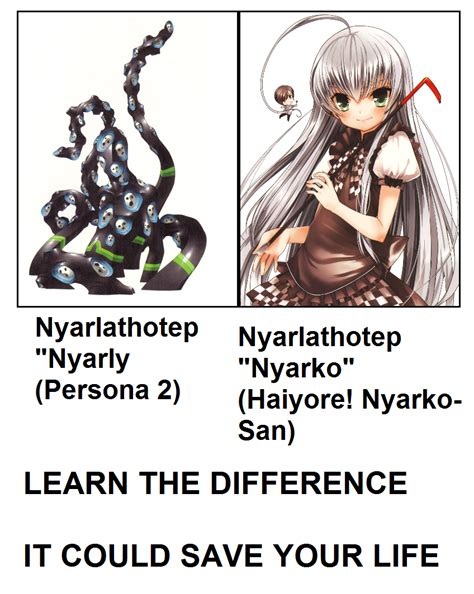 Two Japanese Nyarlathoteps Two Different People Learn The Difference