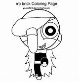 Pages Coloring Rrb Ppg Brick Wall Broken Template sketch template