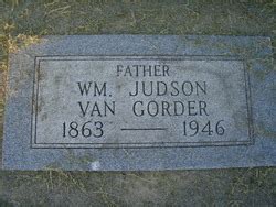 william judson van gorder   find  grave memorial