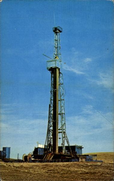 modern oil drilling rig north dakota oil wells