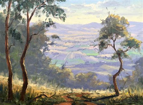 australian landscape paintings painting  jeremy western