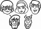 Scooby Doo Coloring Pages Characters Drawing Face Cartoon Clipart Bible Color Christmas Drawings Getdrawings Printable Clipartmag Paintingvalley Getcolorings sketch template