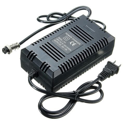 dc    amp battery charger  plug  electric bike scooter alex nld