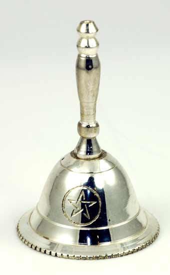silver pentagram bell