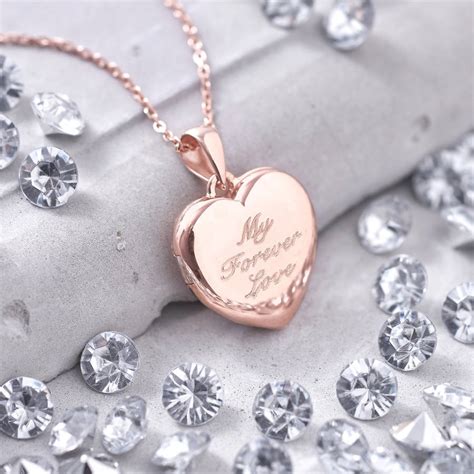 personalised diamond  sterling silver heart locket  hurleyburley notonthehighstreetcom