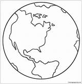 Planet Earth Coloring Pages Color Online sketch template