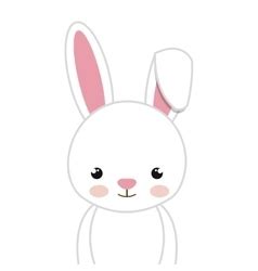 bunny face rabbit vector images