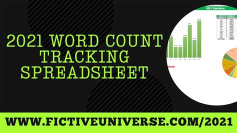 2021 Word Count Tracking Spreadsheet For Writers Youtube