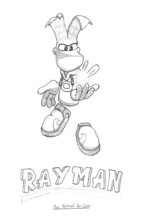 rayman legends  coloring pages