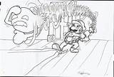 Luigi Coloring Trevor Greatness Pledger Divyajanani sketch template