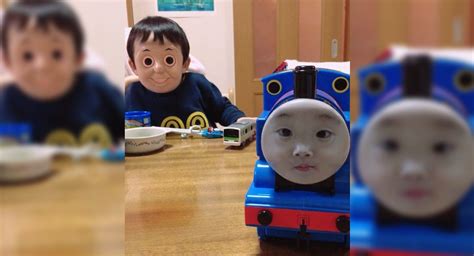 mom face swaps son with thomas the tank engine in viral tweet fatherly