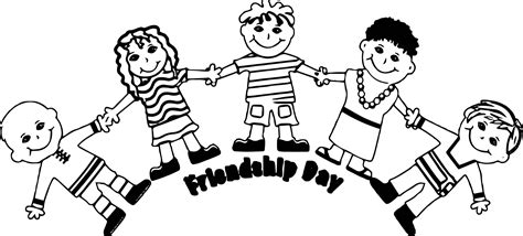 friendship coloring page images