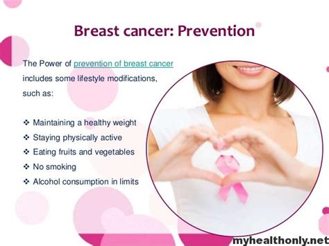know about how to prevent from breast cancer my health only