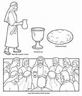 Coloring Disciples Lds Colorear Supper School Remembering Flannel Catholic Sacrament Ultima Hartie Activitati Gospels Passover Coloringhome Enoh sketch template