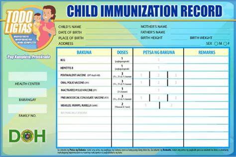 fast facts dohs expanded program  immunization