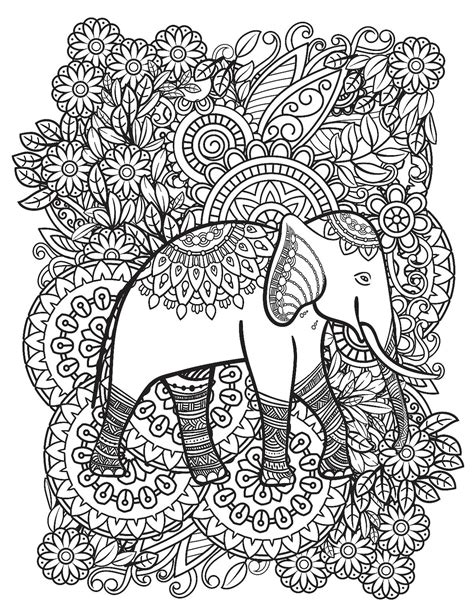 elephant coloring pages   fun printable elephant coloring