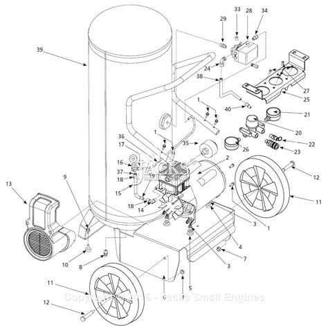 campbell hausfeld nnf parts diagram  air compressor parts