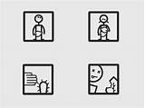Pictograms Dribbble sketch template