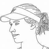Tennis Pages Coloring Players Famous Close Williams Serena Hellokids Playing Amelie Trophee Mauresmo Kournikova Winning Anna sketch template