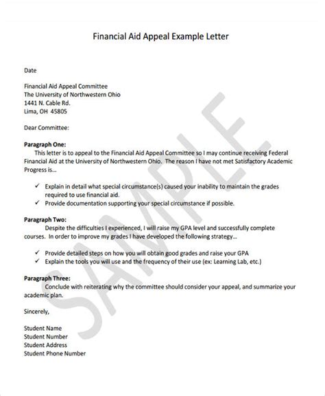 financial support letter sample    letter template collection